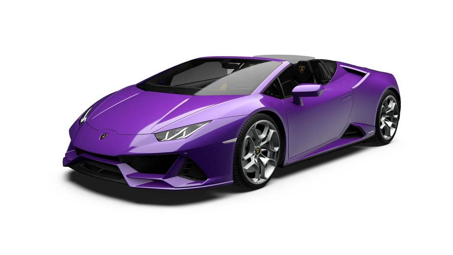 Lamborghini Huracan Evo Spyder Viola Aletheia