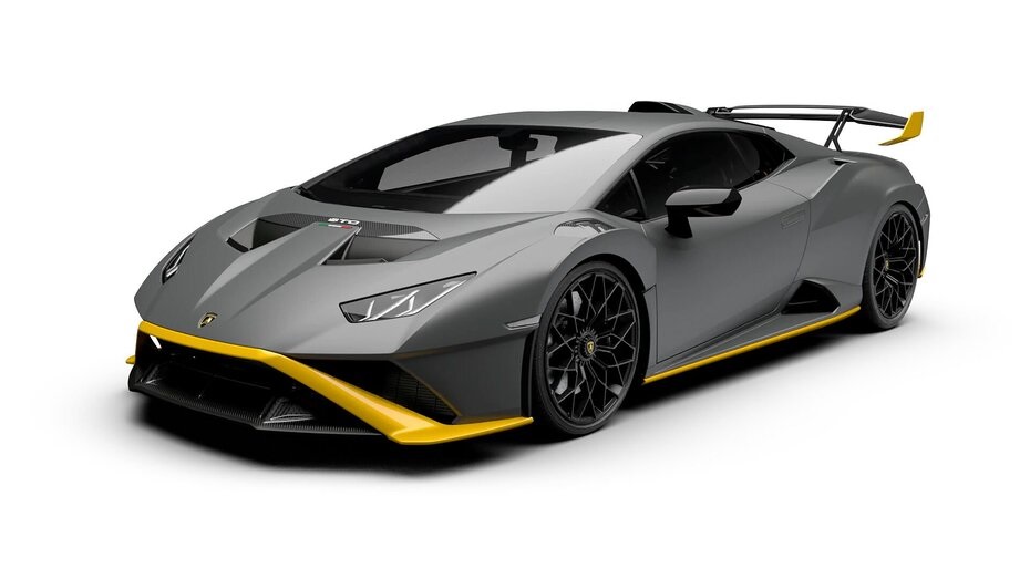 Lamborghini Huracan STO Grigio Titans Matt Giallo Belenus