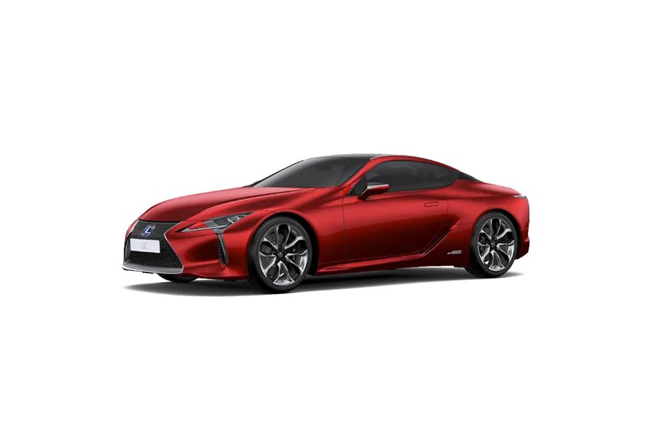 Lexus LC 500h Radiant Red Contrast Layering
