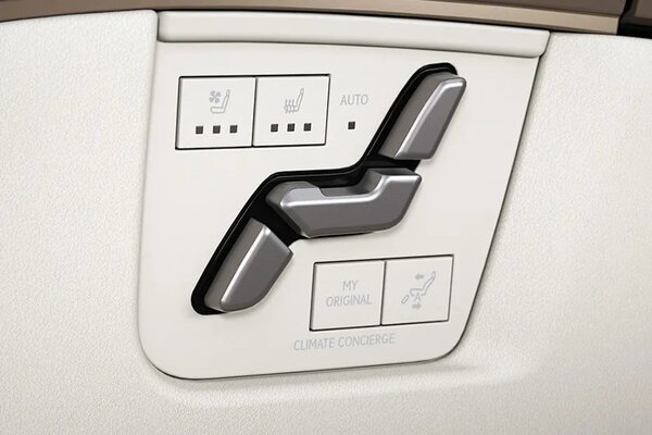 Lexus LM Seat Adjustments Control