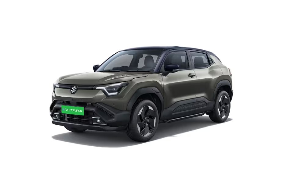 Maruti Suzuki e Vitara Land Breeze Green With Bluish Black Roof