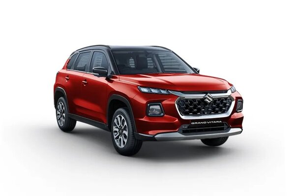 Maruti Suzuki Grand Vitara Opulent Red With Black Roof