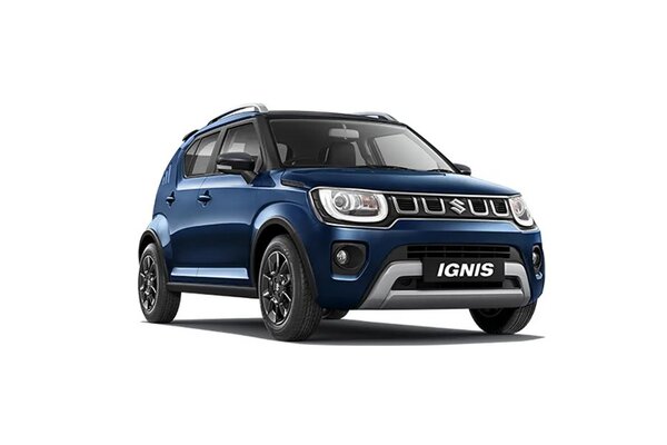 Maruti Suzuki Ignis Nexa Blue With Black Roof