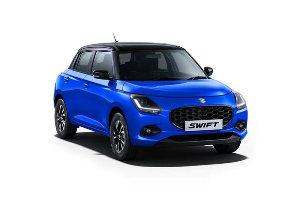 Maruti Suzuki Swift Luster Blue With Pearl Midnight Black Roof