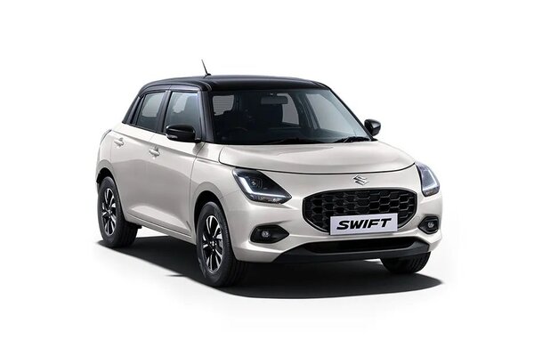 Maruti Suzuki Swift Pearl Arctic White With Pearl Midnight Black Roof