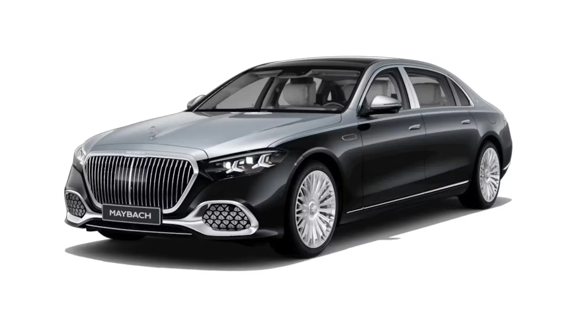 Mercedes-Benz Maybach S-Class Obsidian Black Metallic High Tech Silver Metallic