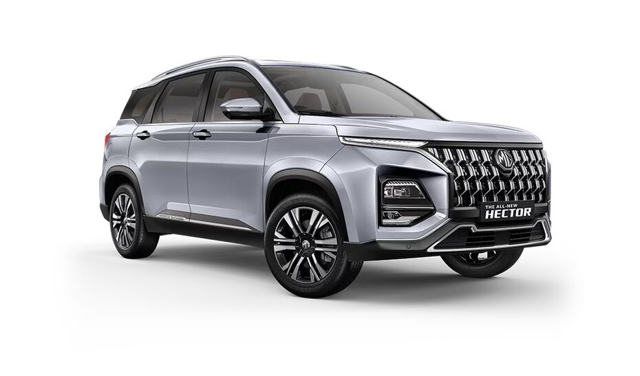 MG Hector Aurora Silver