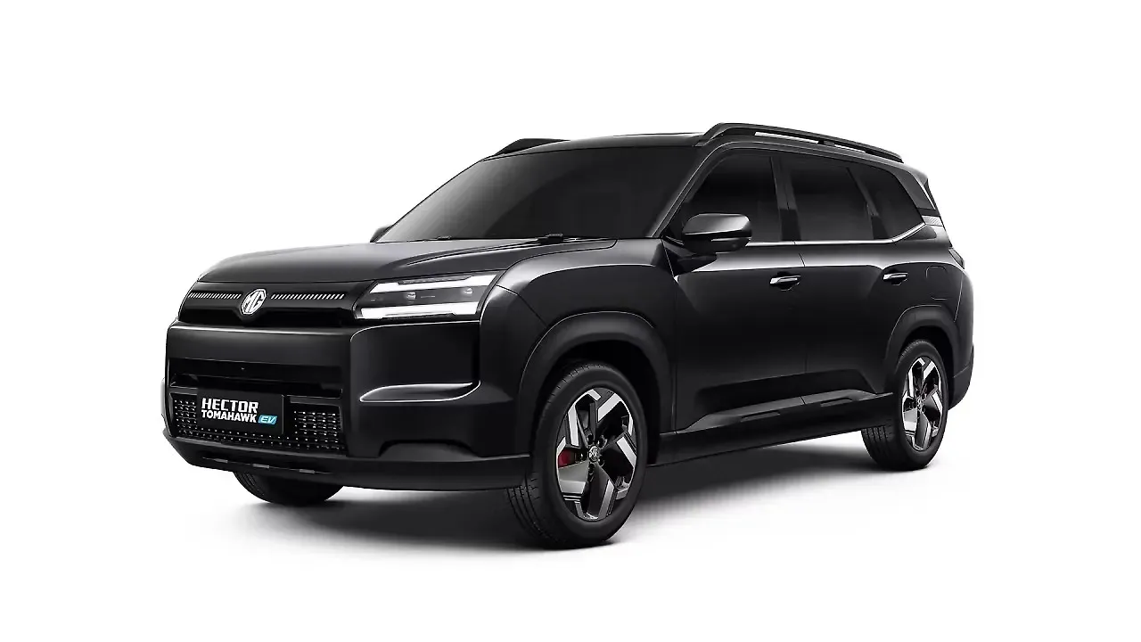 MG Hector Tomahawk EV Starry Black
