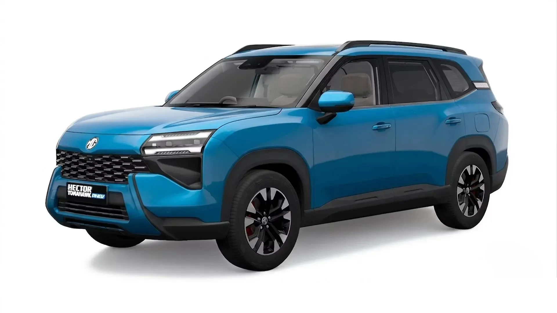 MG Hector Tomahawk PHEV Celadon Blue