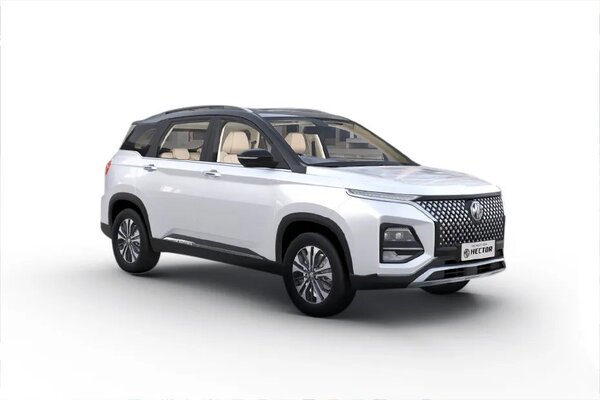 MG Hector [2023-2025] Candy White With Starry Black
