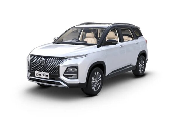 MG Hector Plus [2023-2025] Candy White With Starry Black