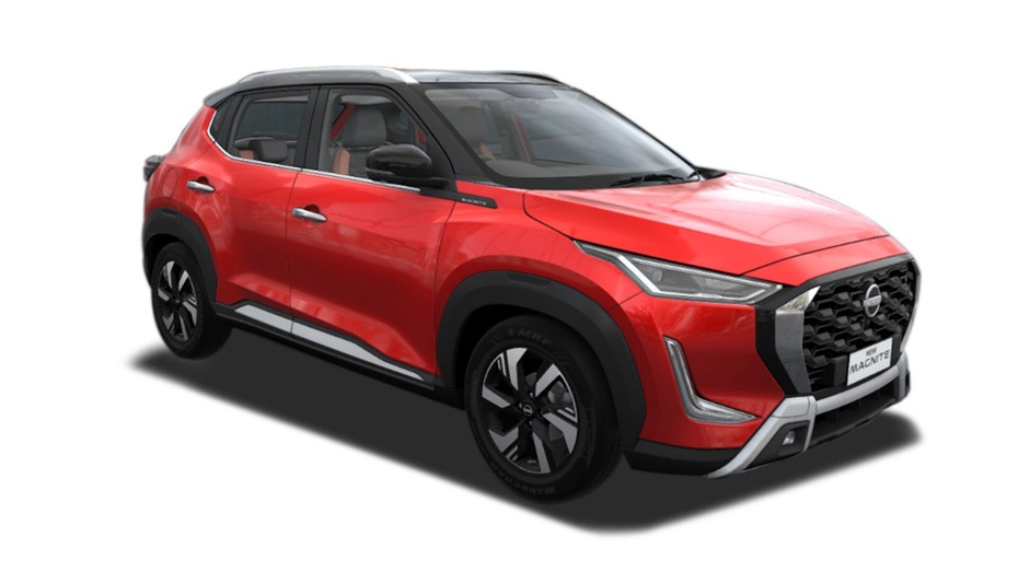 Nissan Magnite Flare Garnet Red With Onyx Black Roof