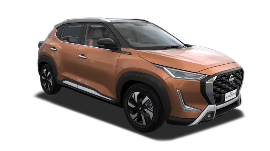 Nissan Magnite Sunrise Cooper Orange With Onyx Black Roof