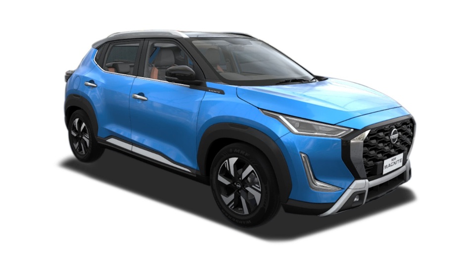 Nissan Magnite Vivid Blue With Onyx Black Roof