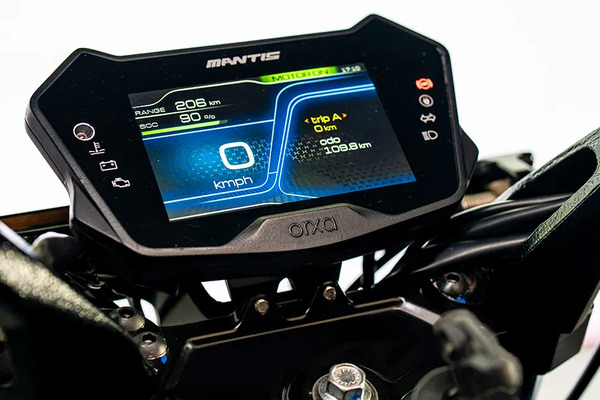 Orxa Energies Mantis Speedometer View