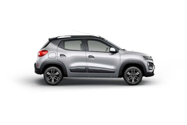 Renault Kwid Moonlight Silver With Black Roof