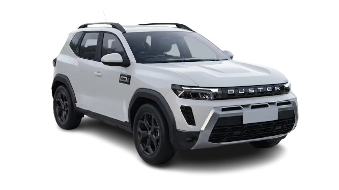 Renault Duster Pearl White With Stealth Black Roof