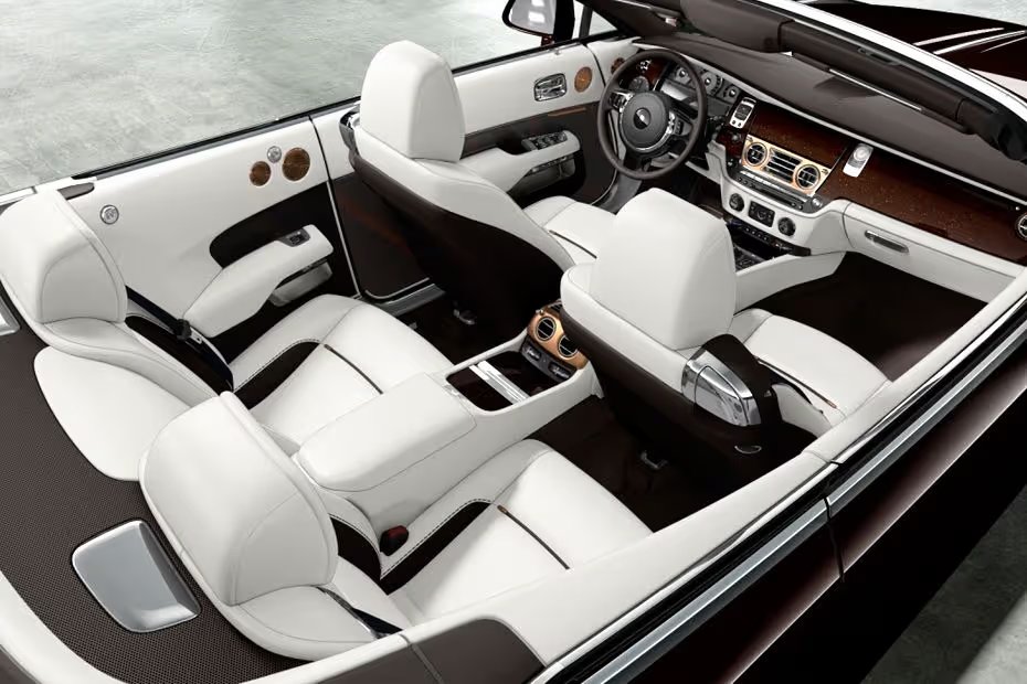 Rolls-Royce Dawn Top View Without Roof