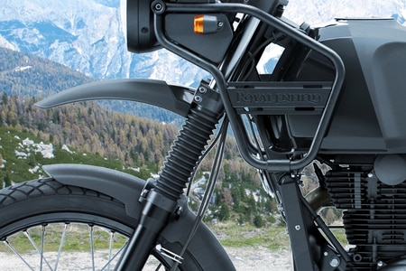 Royal Enfield Himalayan Front Suspension View