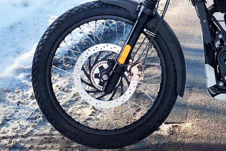 Royal Enfield Himalayan Front Tyre View