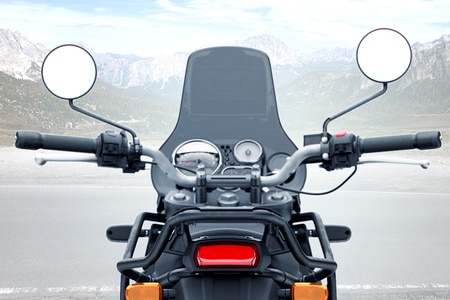 Royal Enfield Himalayan Handle Bar View