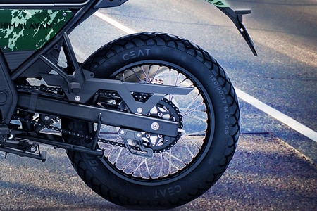 Royal Enfield Himalayan Rear Tyre View