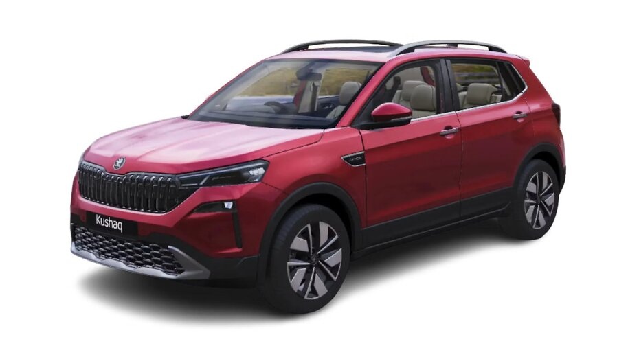 Skoda Kushaq Cherry Red