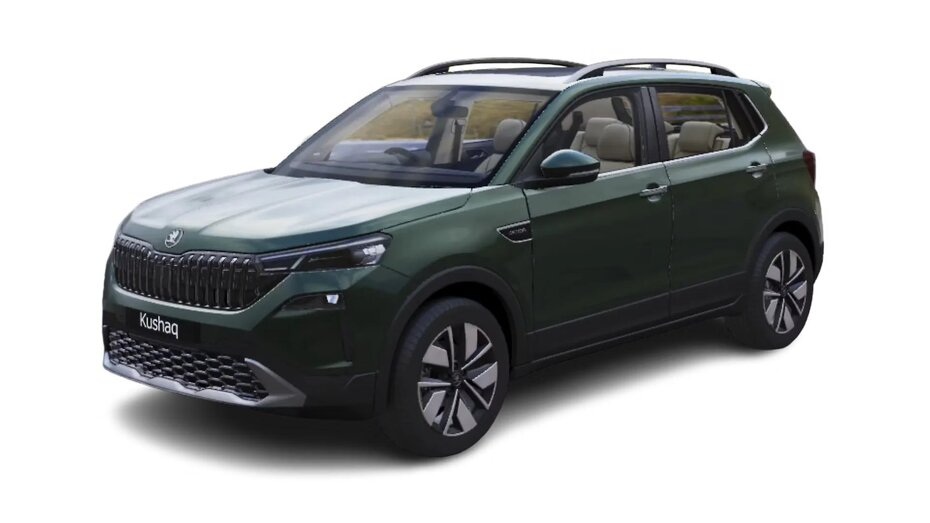 Skoda Kushaq Shimla Green