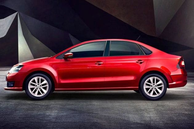Skoda Rapid TSI Left Side View