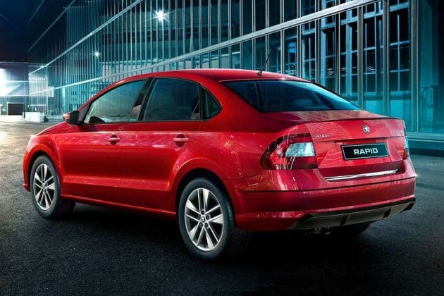 Skoda Rapid TSI Rear Left Side