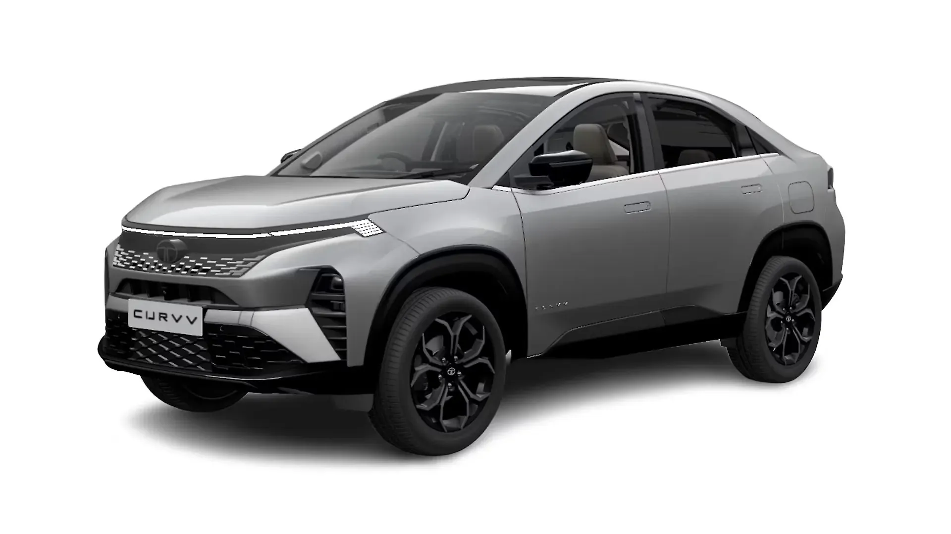 Tata Curvv Pure Grey With Black Roof
