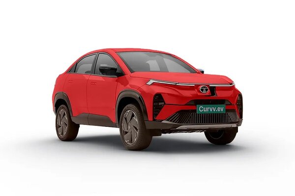 Tata Curvv EV Flame Red