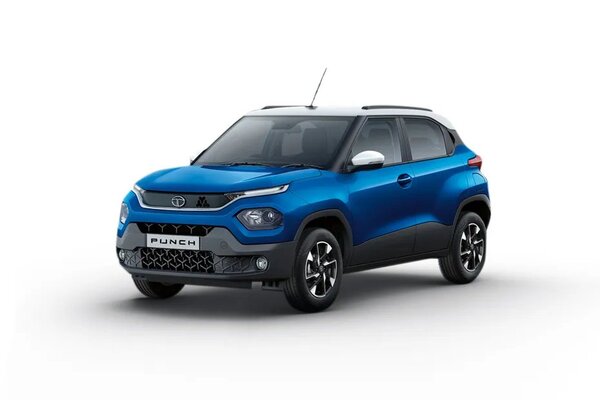 Tata Punch CNG [2021-2026] Tornado Blue With White Roof