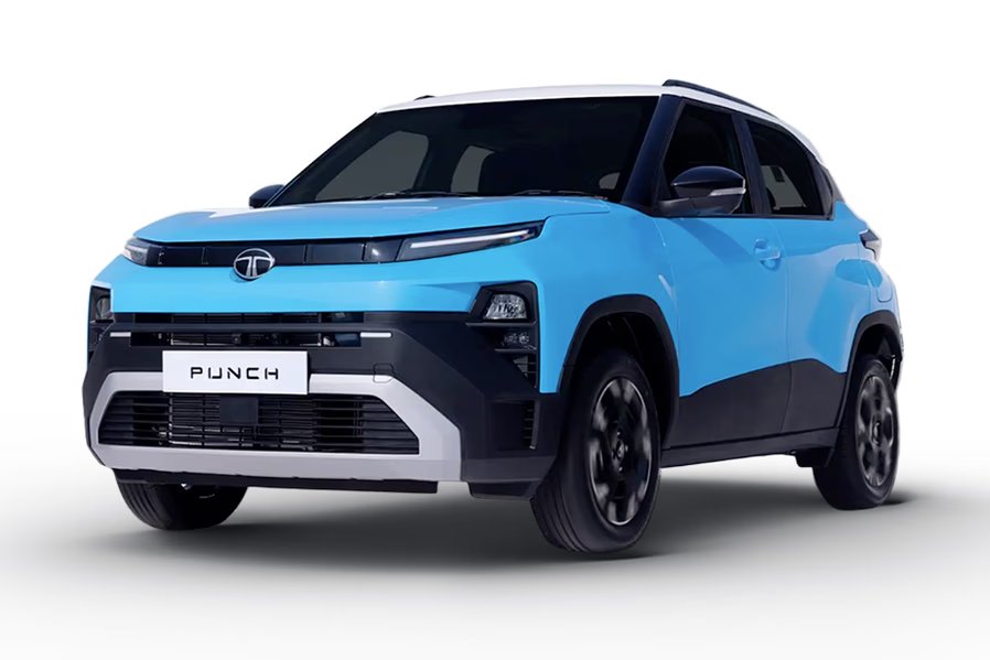 Tata Punch Cyantafic Blue