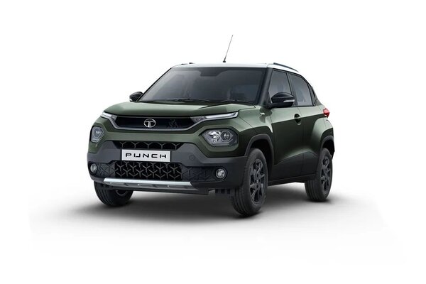 Tata Punch [2021-2026] Foliage Green With White Roof