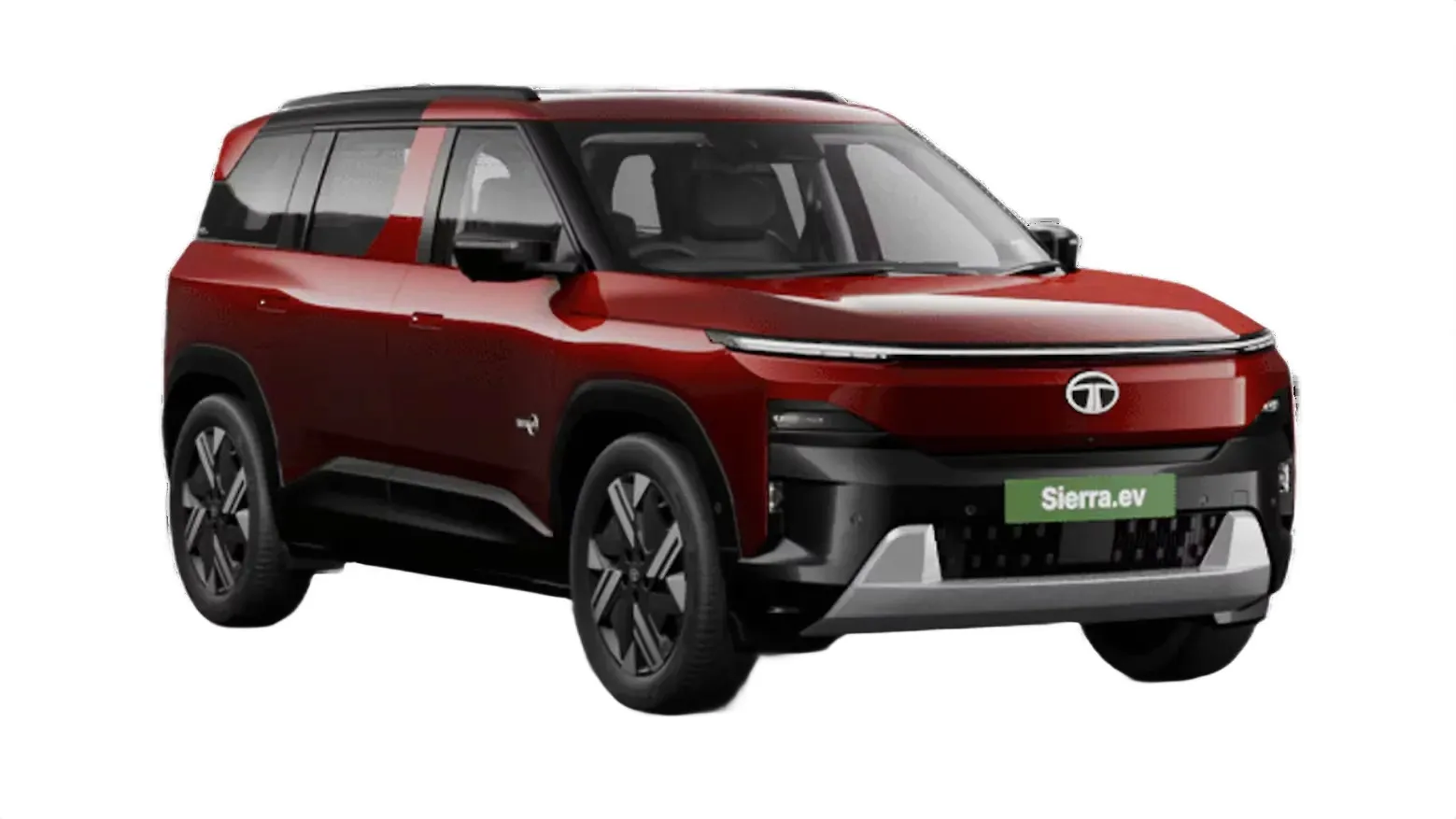 Tata Sierra.ev Bengal Rouge