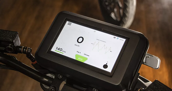 Tork Motors Kratos X Instrument Cluster View