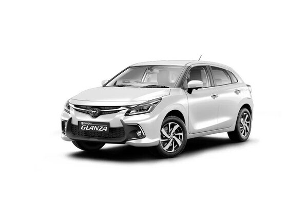 Toyota Glanza Cafe White