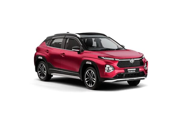 Toyota Urban Cruiser Taisor Sportin Red With Midnight Black
