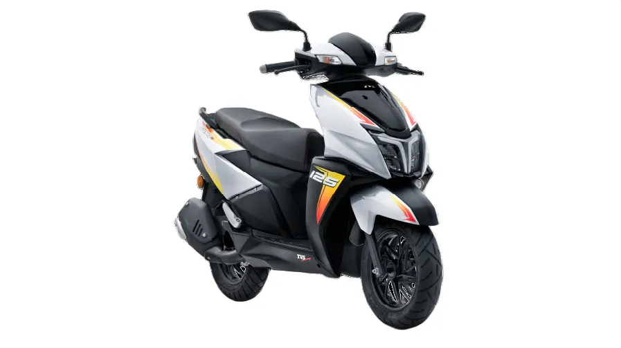 TVS NTORQ 125 Spiti White
