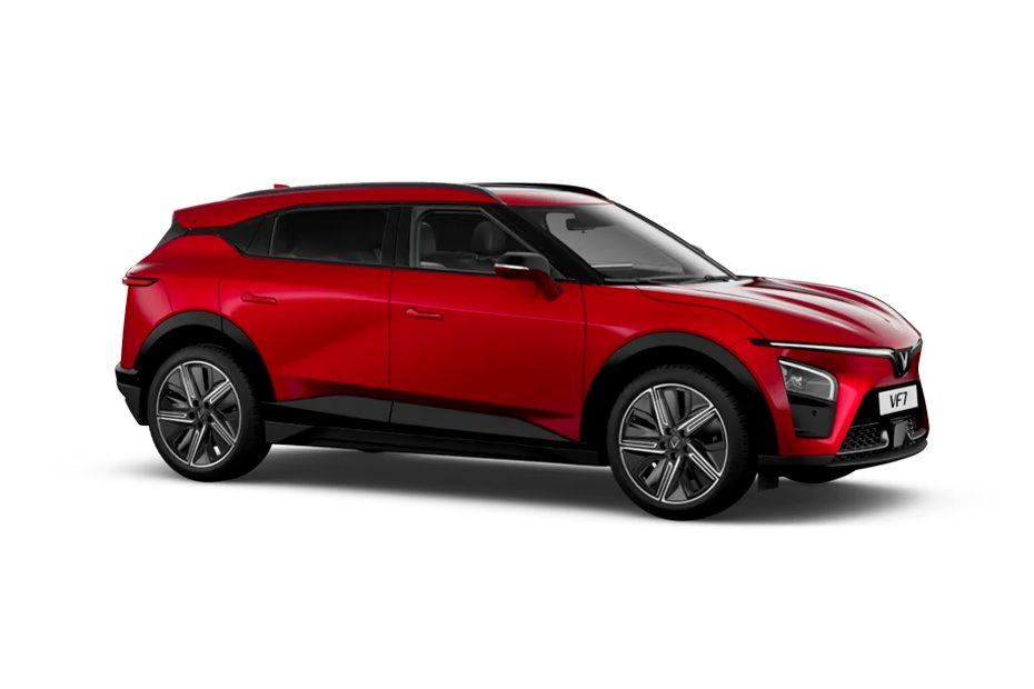 VinFast VF7 Crimson Red