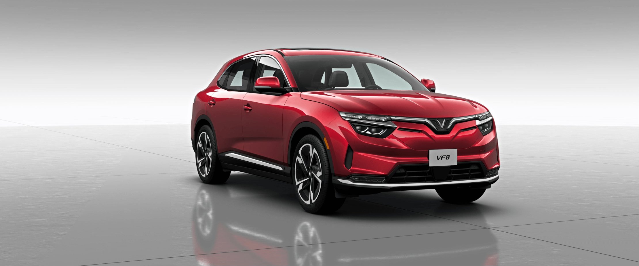 VinFast VF8 Crimson Red