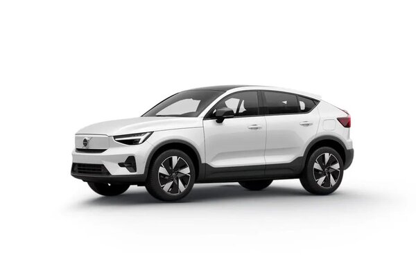 Volvo C40 Recharge Crystal White With Black Roof