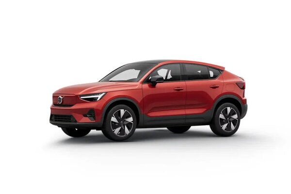 Volvo C40 Recharge Fusion Red With Black Roof