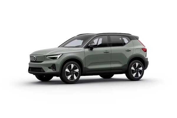 Volvo EX40 Saga Green Black Roof