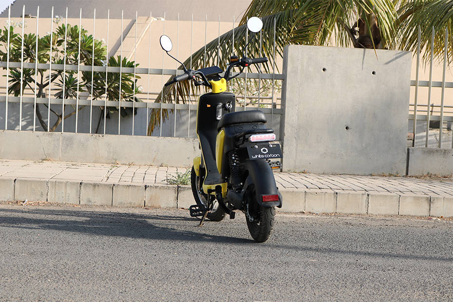 White Carbon Motors O3 Rear View