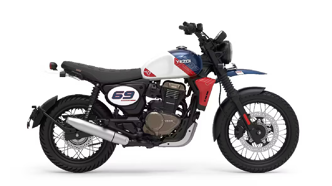 Yezdi Motorcycles Scrambler 350 Rally Blue