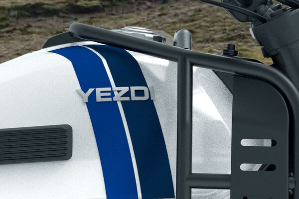 Yezdi Motorcycles Adventure Brand Name View