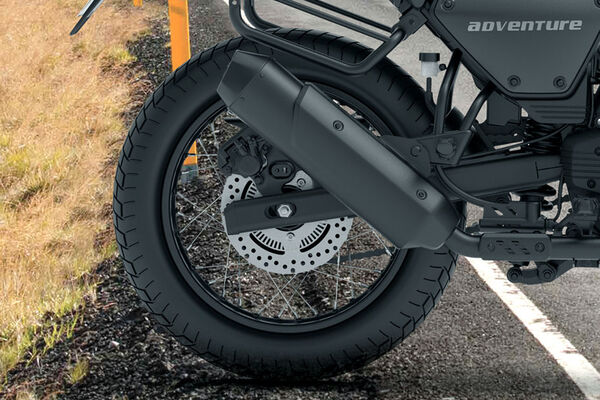 Yezdi Motorcycles Adventure Rear Tyre View