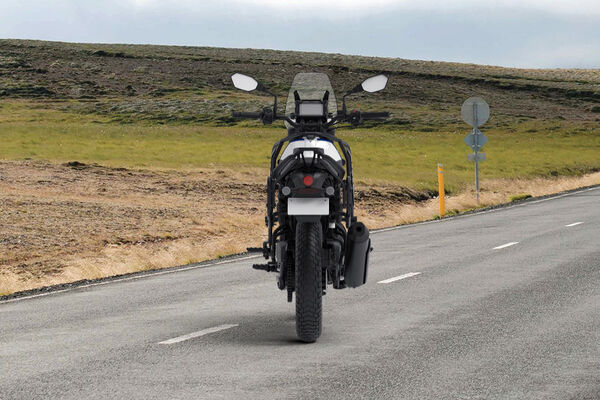 Yezdi Motorcycles Adventure Rear View